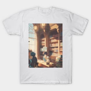 in the Library T-Shirt